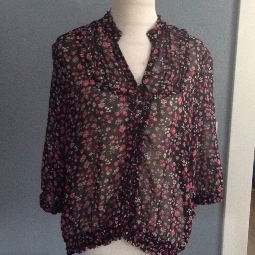 Route 66 sheer blouse